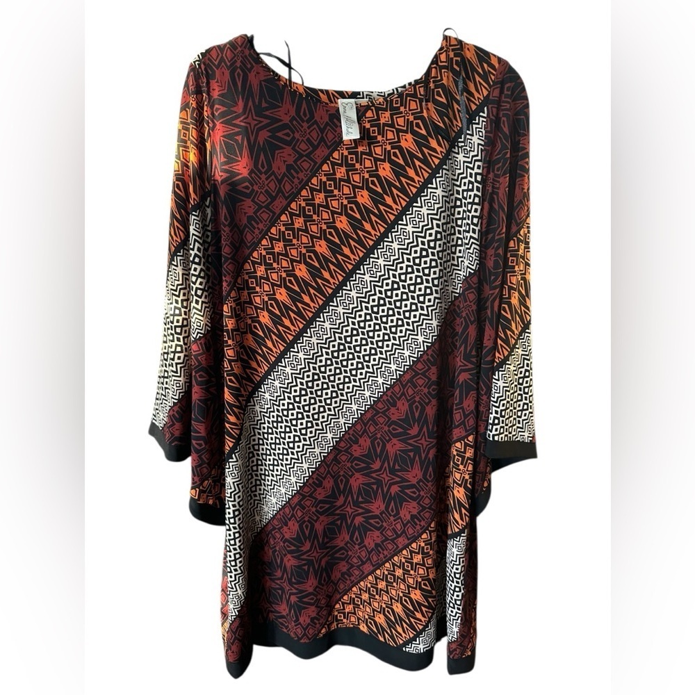 Emma & Michele Geometric Patterned Fabric size XL
